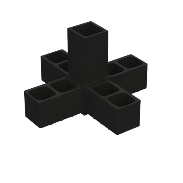 ΠΕΝΤΑΠΛΟΣ ΣΥΝΔΕΣΜΟΣ 20x20 / ΜΑΥΡΟ